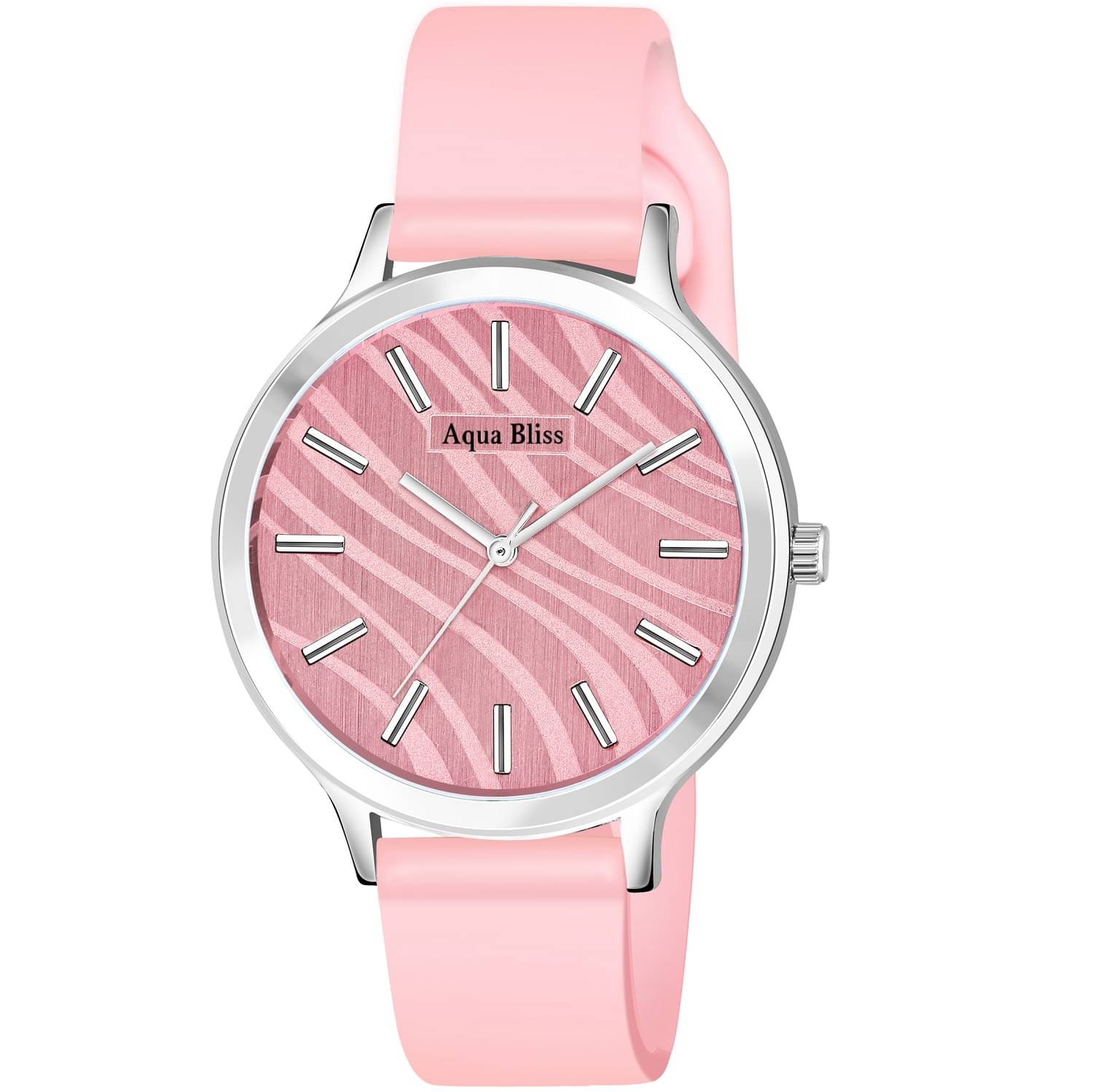     			AQUA BLISS - Pink Silicon Analog Womens Watch