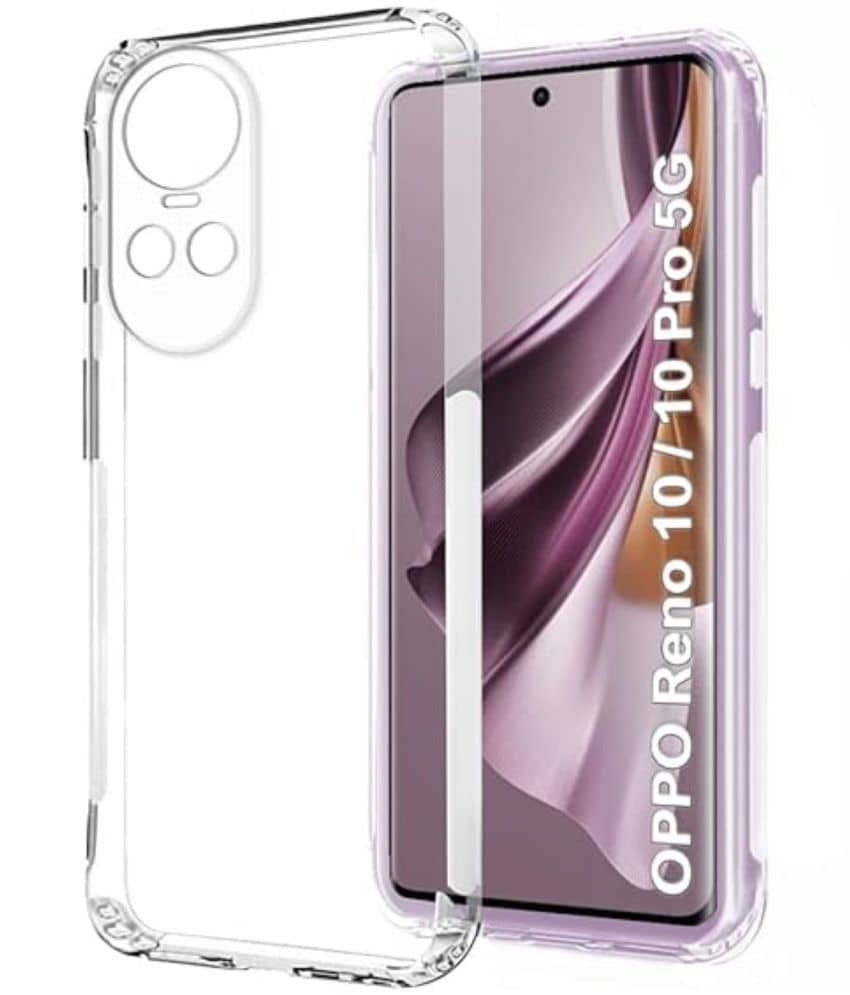 Case Vault Covers - Silicon Soft cases Compatible For Silicon Oppo Reno 10 Pro ( Pack of 1 )