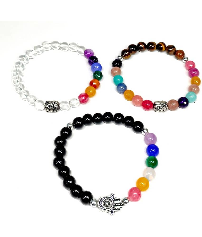 DAIVYA WELLNESS - Multicolor Bracelet ( Pack of 3 ) - Bangles & Bracelets | Buy online on ZillyBuy