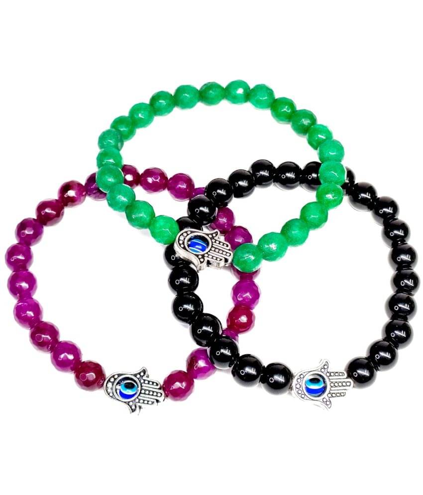     			DAIVYA WELLNESS - Multicolor Bracelet ( Pack of 3 )