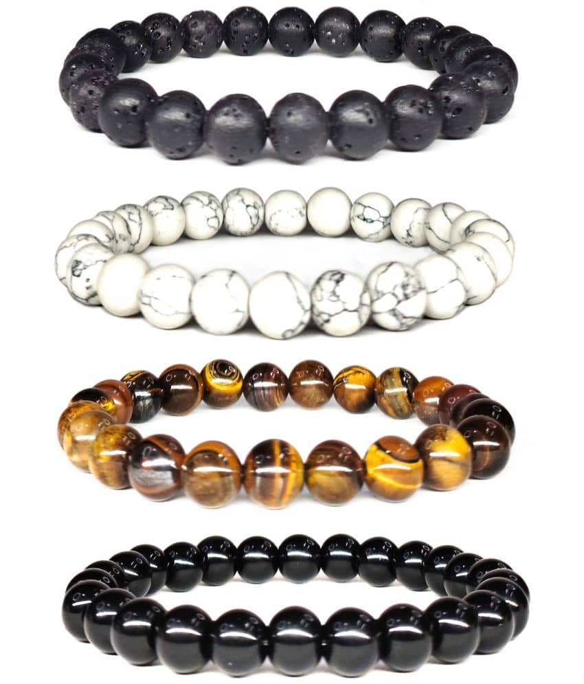 DAIVYA WELLNESS - Multicolor Bracelet ( Pack of 4 ) - Bangles & Bracelets | Buy online on ZillyBuy