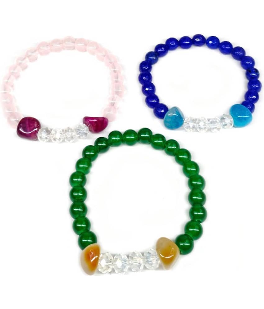DAIVYA WELLNESS - Multicolor Bracelet ( Pack of 3 ) - Bangles & Bracelets | Buy online on ZillyBuy