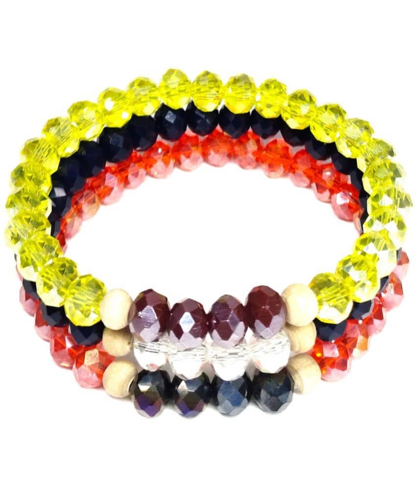 DAIVYA WELLNESS - Multicolor Bracelet ( Pack of 3 ) - Bangles & Bracelets | Buy online on ZillyBuy