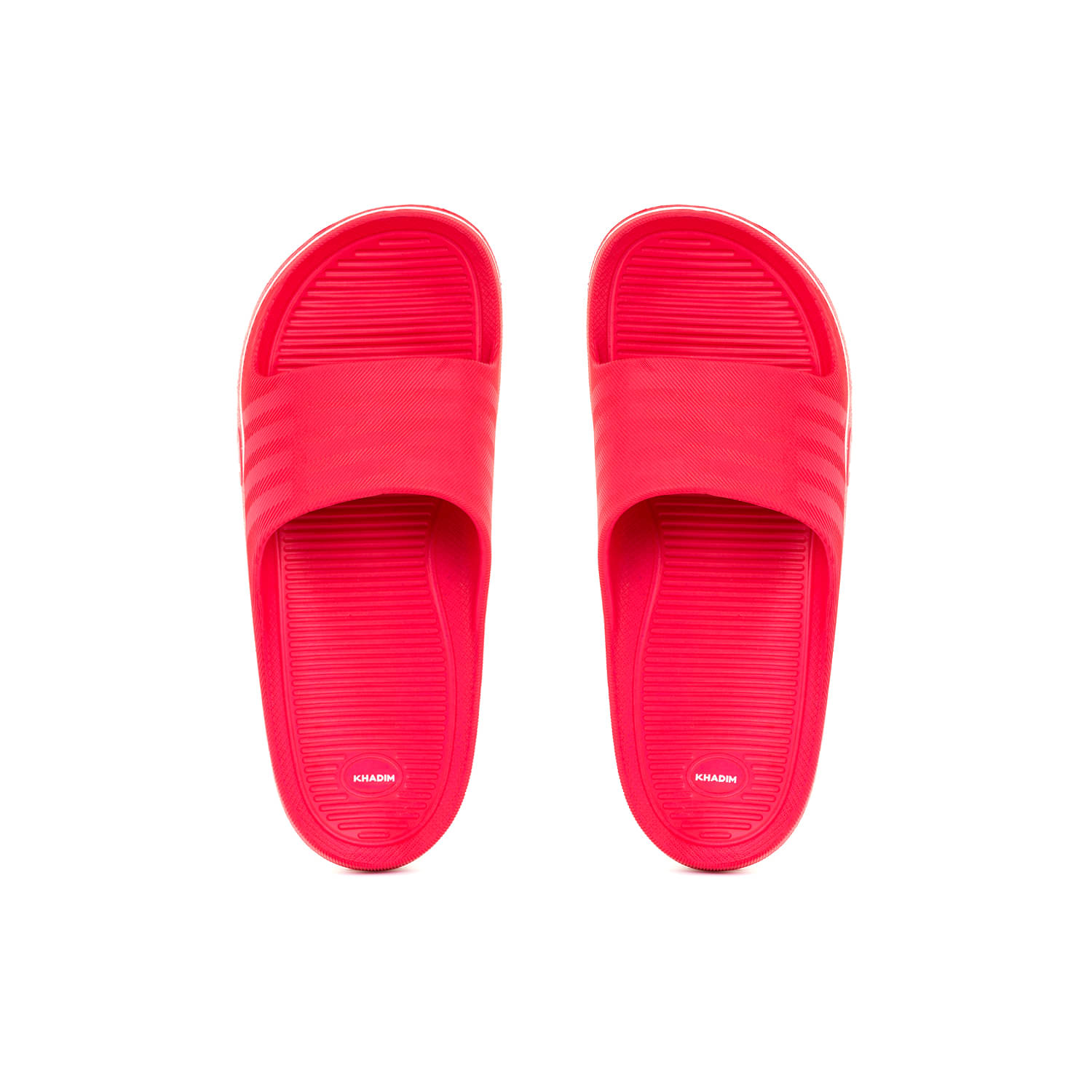 KHADIM - Red Men's Slide Flip Flop KHADIM - Red Men's Slide Flip Flop