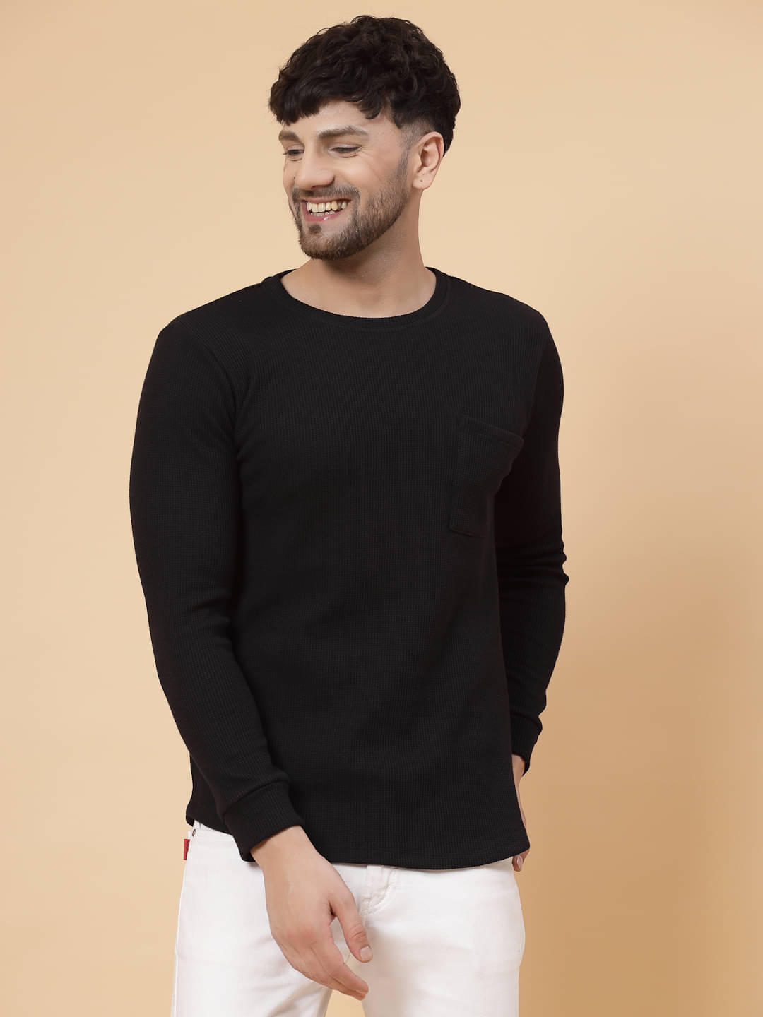 Rigo Pack of 1 Cotton Regular Fit Men's T-Shirt ( Black ) Rigo Pack of 1 Cotton Regular Fit Men's T-Shirt ( Black )