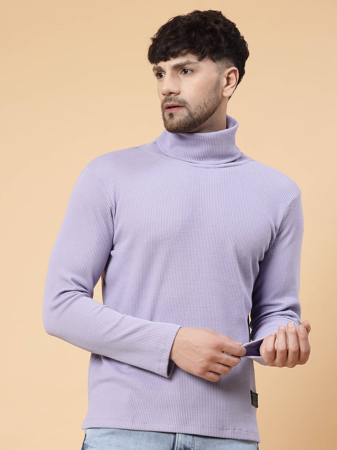     			Rigo Pack of 1 Cotton Regular Fit Men's T-Shirt ( Lavender )