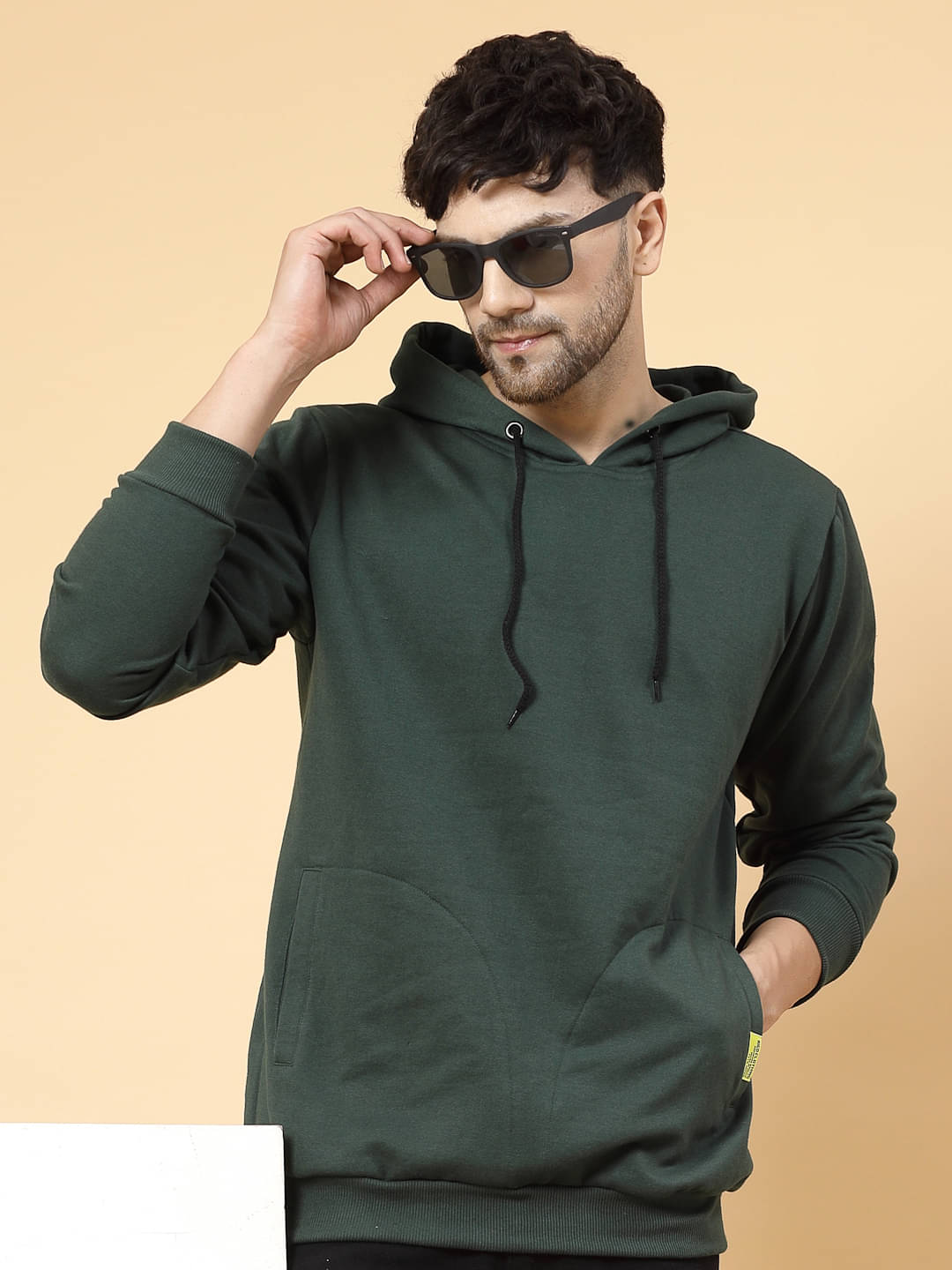     			Rigo Fleece Hooded Men's Sweatshirt - Dark Grey ( Pack of 1 )