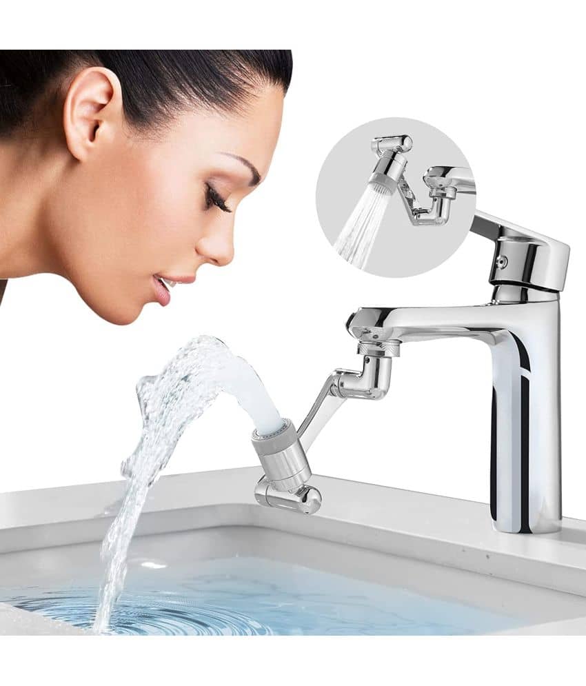 18 ENTERPRISE 1080° Swivel Faucet Aerator Rotatable Multi-Functional Extension Faucet, Faucet for Taps,Kitchen Sink with 2 Modes Splash Extension Faucet Filter.