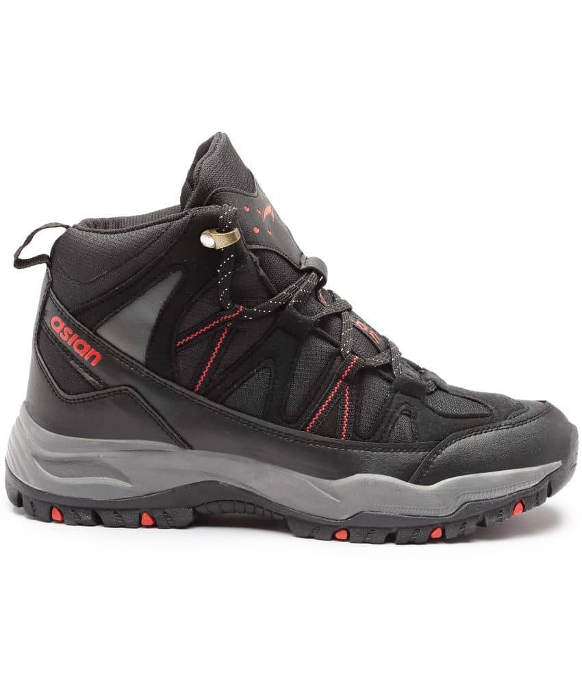 ASIAN EVEREST-21 Black Men's Sports Running Shoes