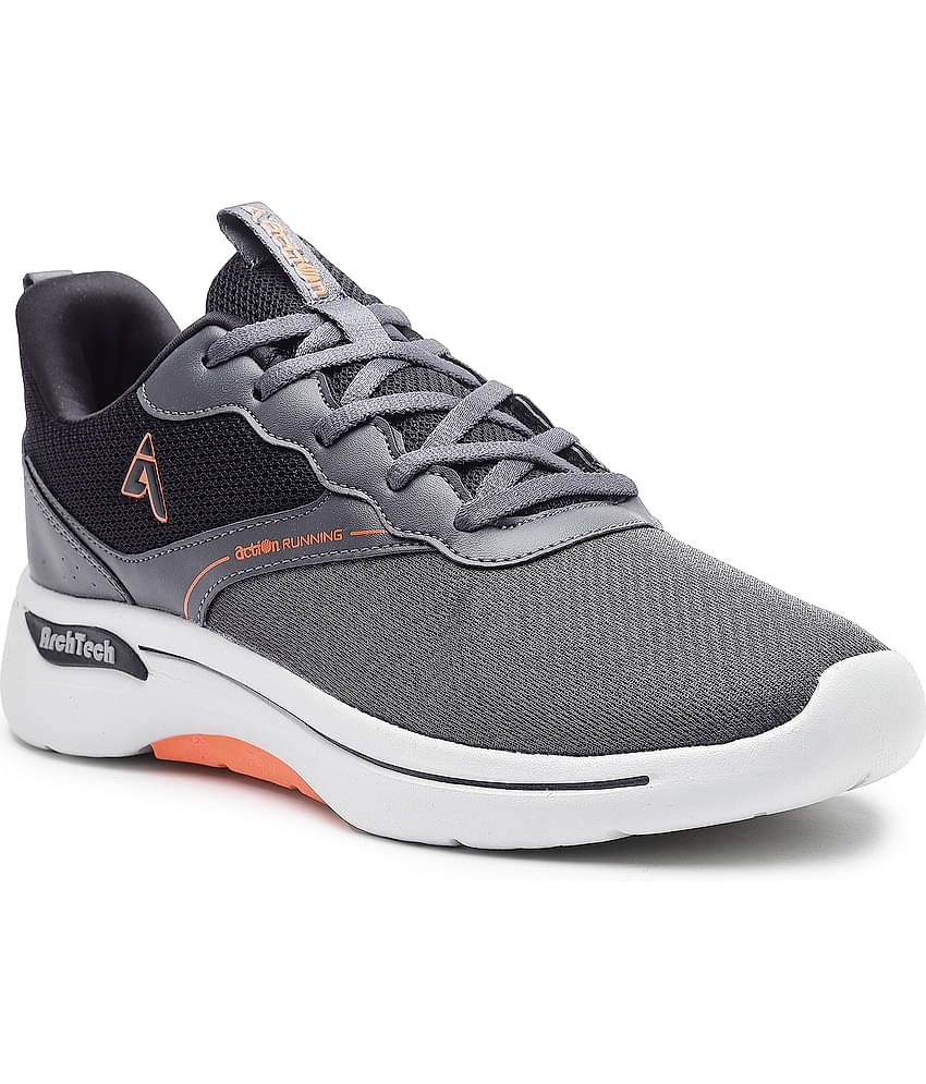 Action - Sports Running Shoes Dark Grey Men's Sports Running Shoes