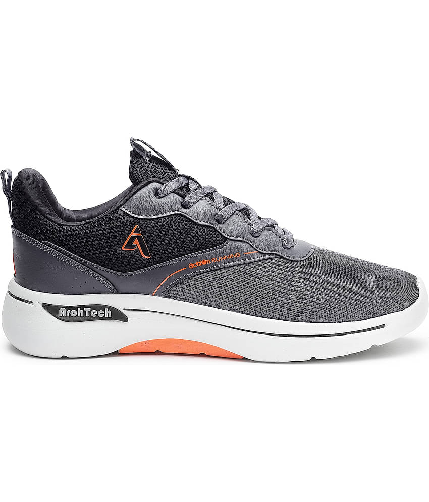 Action - Sports Running Shoes Dark Grey Men's Sports Running Shoes