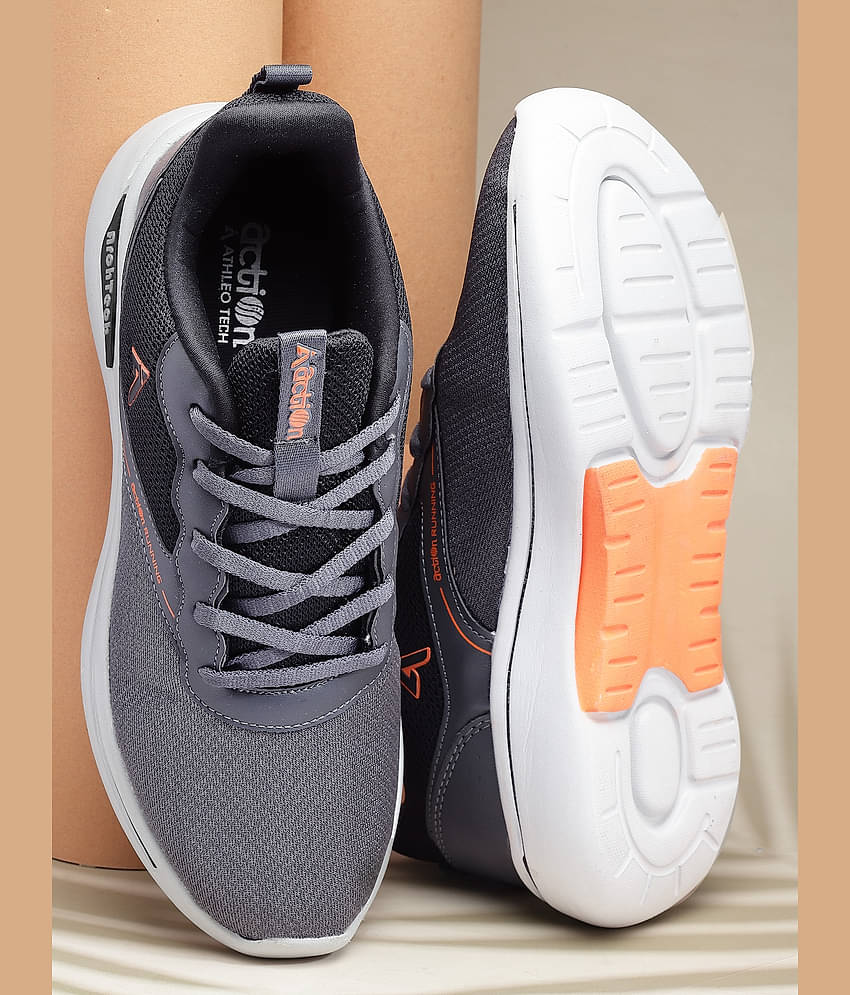 Action - Sports Running Shoes Dark Grey Men's Sports Running Shoes