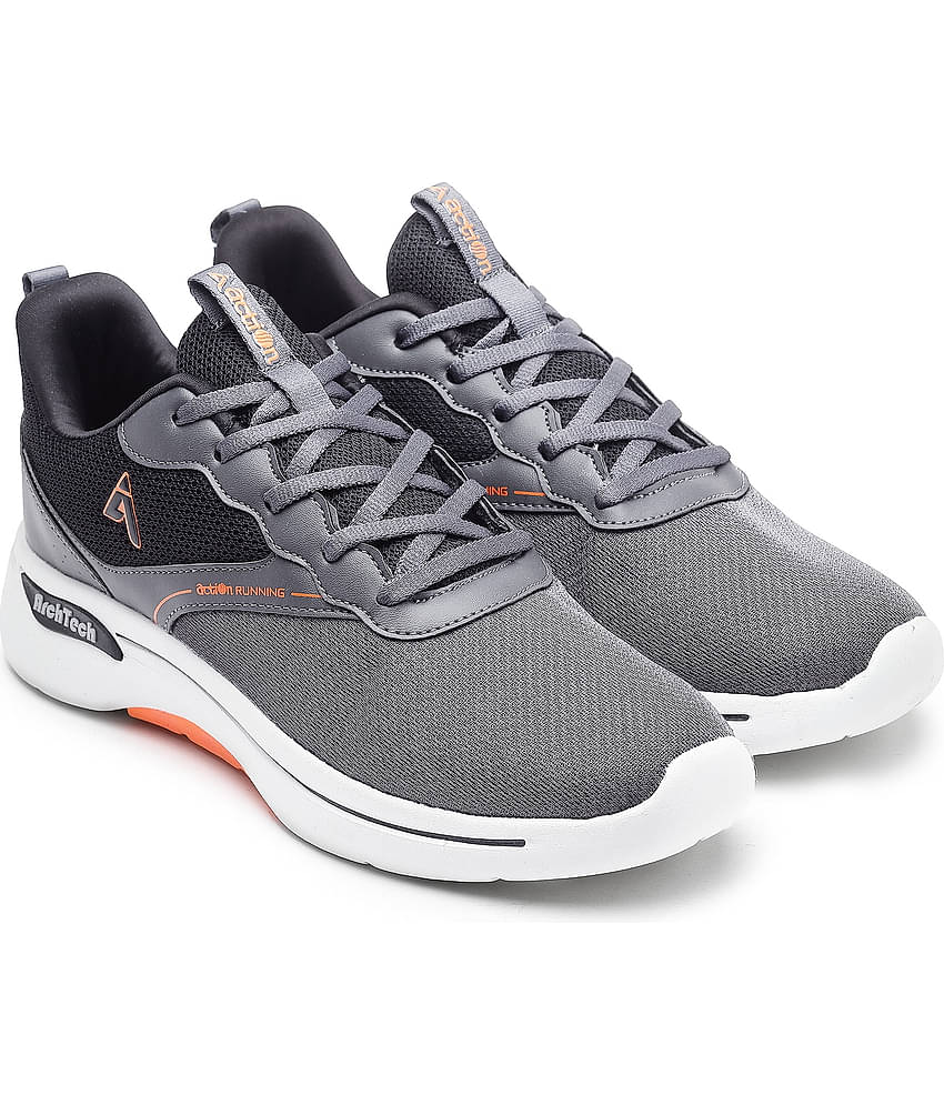 Action - Sports Running Shoes Dark Grey Men's Sports Running Shoes
