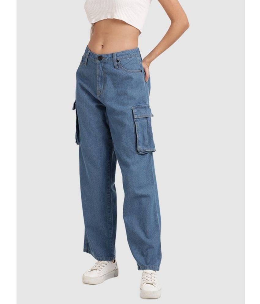     			Bene Kleed - Light Blue Cotton Regular Fit Women's Jeans ( Pack of 1 )