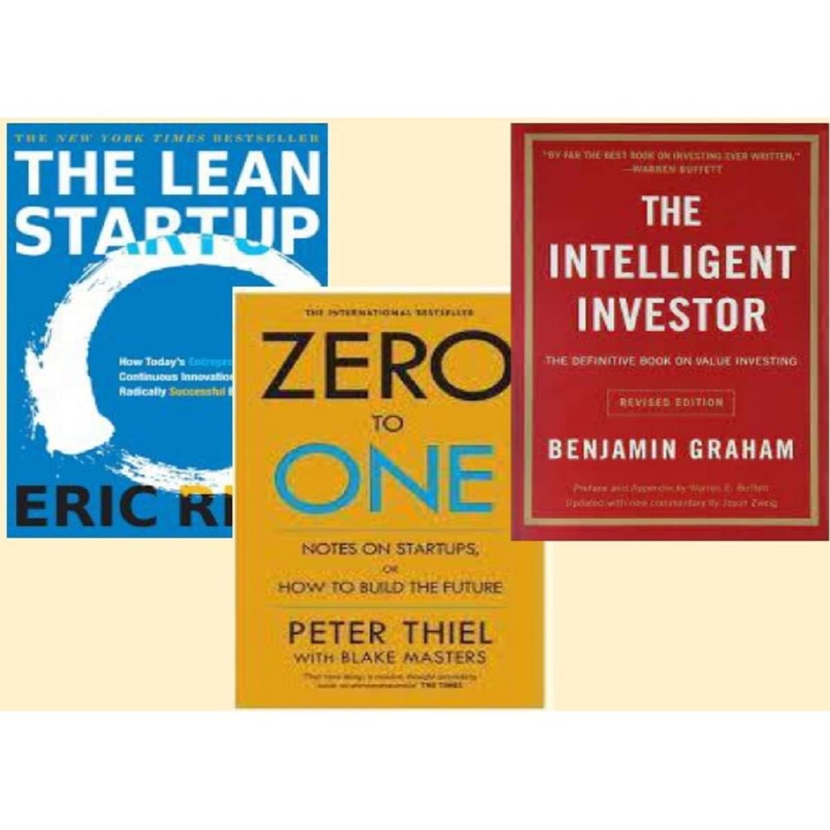 ( Combo of 3 books ) The Lean Startup + Zero To one + The Intelligent Investor ( Combo of 3 books ) The Lean Startup + Zero To one + The Intelligent Investor