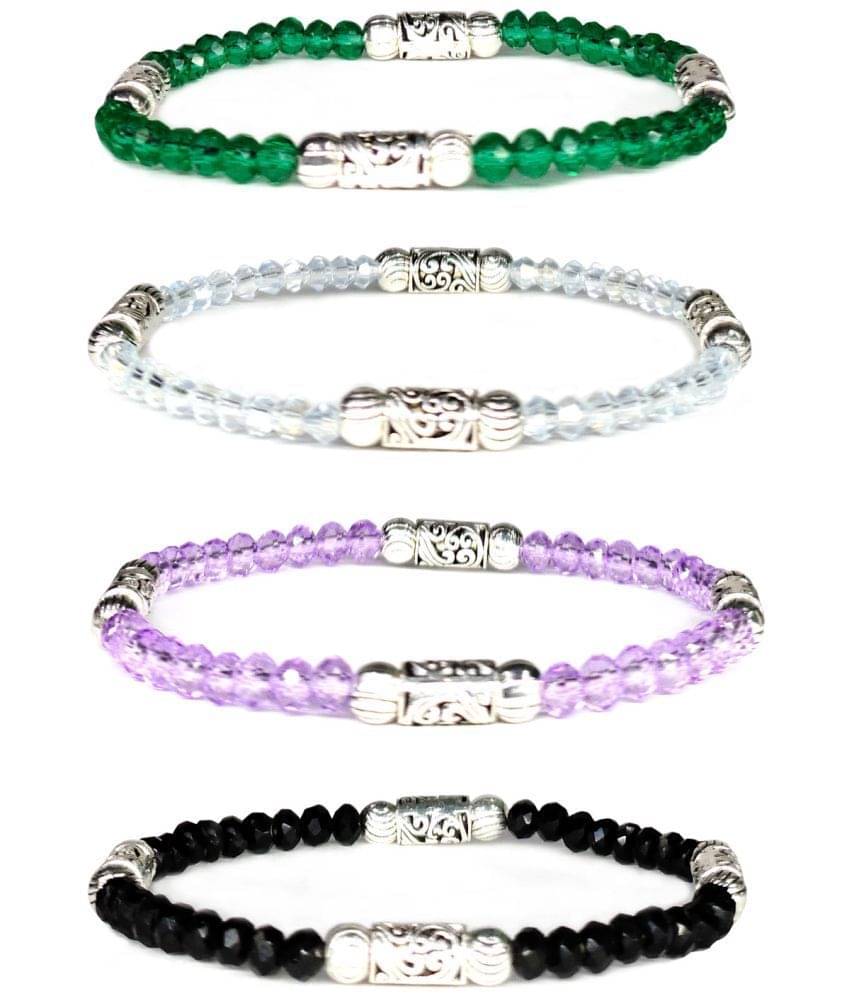     			DAIVYA WELLNESS - Multicolor Bracelet ( Pack of 4 )
