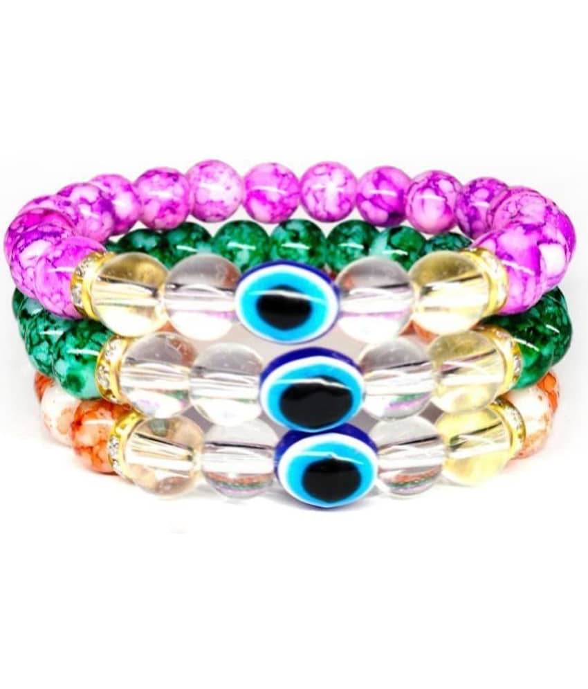DAIVYA WELLNESS - Multicolor Bracelet ( Pack of 3 ) - Bangles & Bracelets | Buy online on ZillyBuy