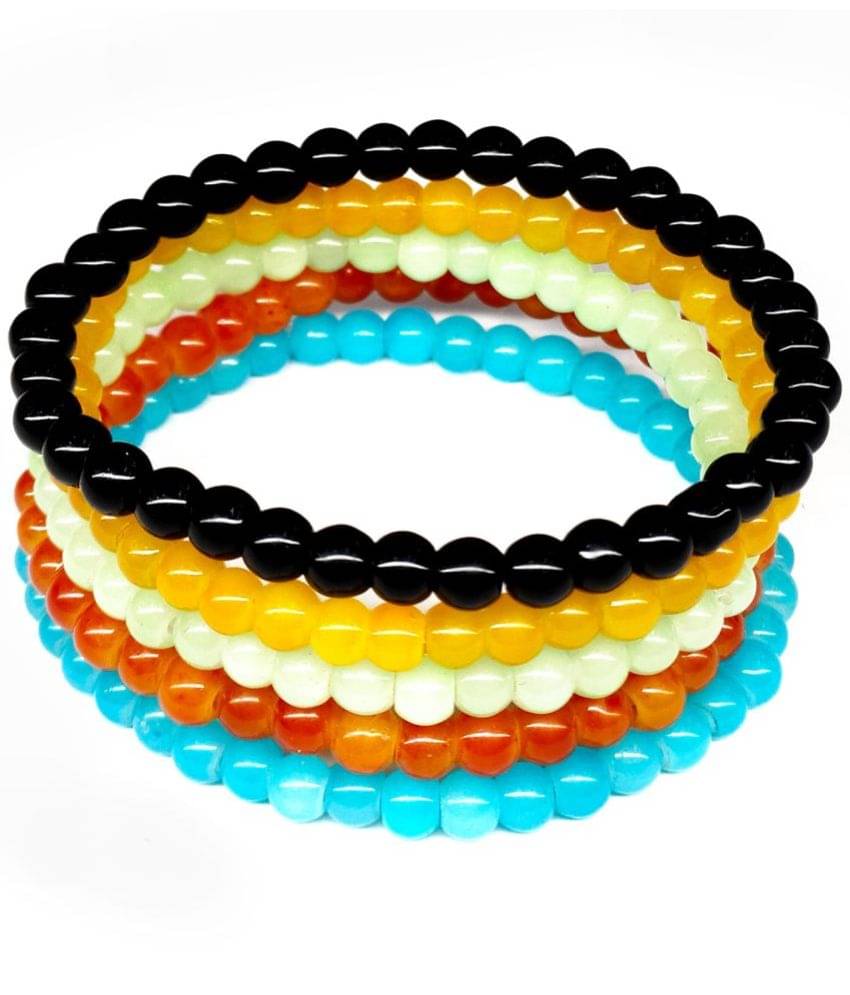 DAIVYA WELLNESS - Multicolor Bracelet ( Pack of 5 )     			DAIVYA WELLNESS - Multicolor Bracelet ( Pack of 5 )