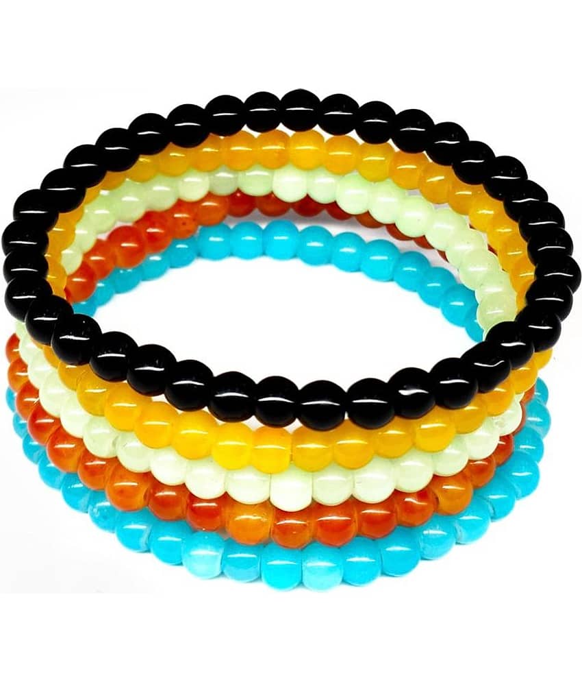 DAIVYA WELLNESS - Multicolor Bracelet ( Pack of 5 ) - Bangles & Bracelets | Buy online on ZillyBuy