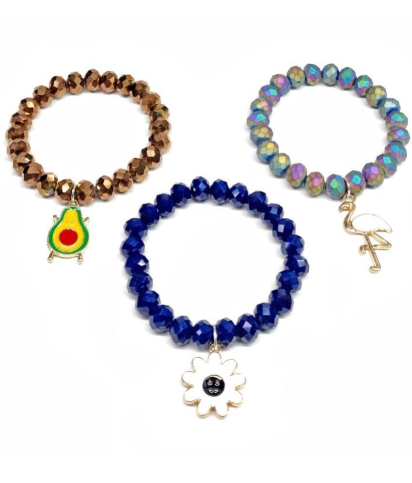 DAIVYA WELLNESS - Multicolor Bracelet ( Pack of 3 ) - Bangles & Bracelets | Buy online on ZillyBuy