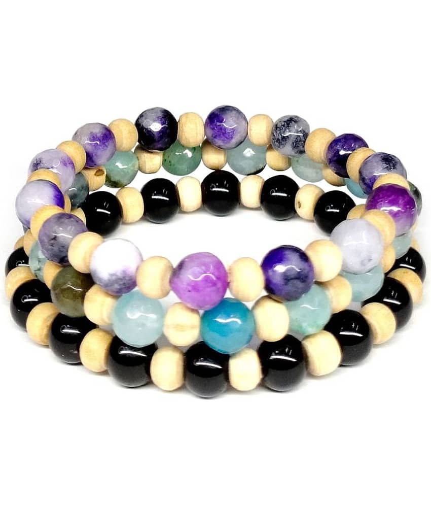 DAIVYA WELLNESS - Multicolor Bracelet ( Pack of 3 ) - Bangles & Bracelets | Buy online on ZillyBuy