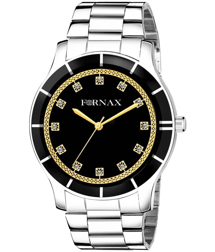 FORNAX - Silver Stainless Steel Analog Men's Watch