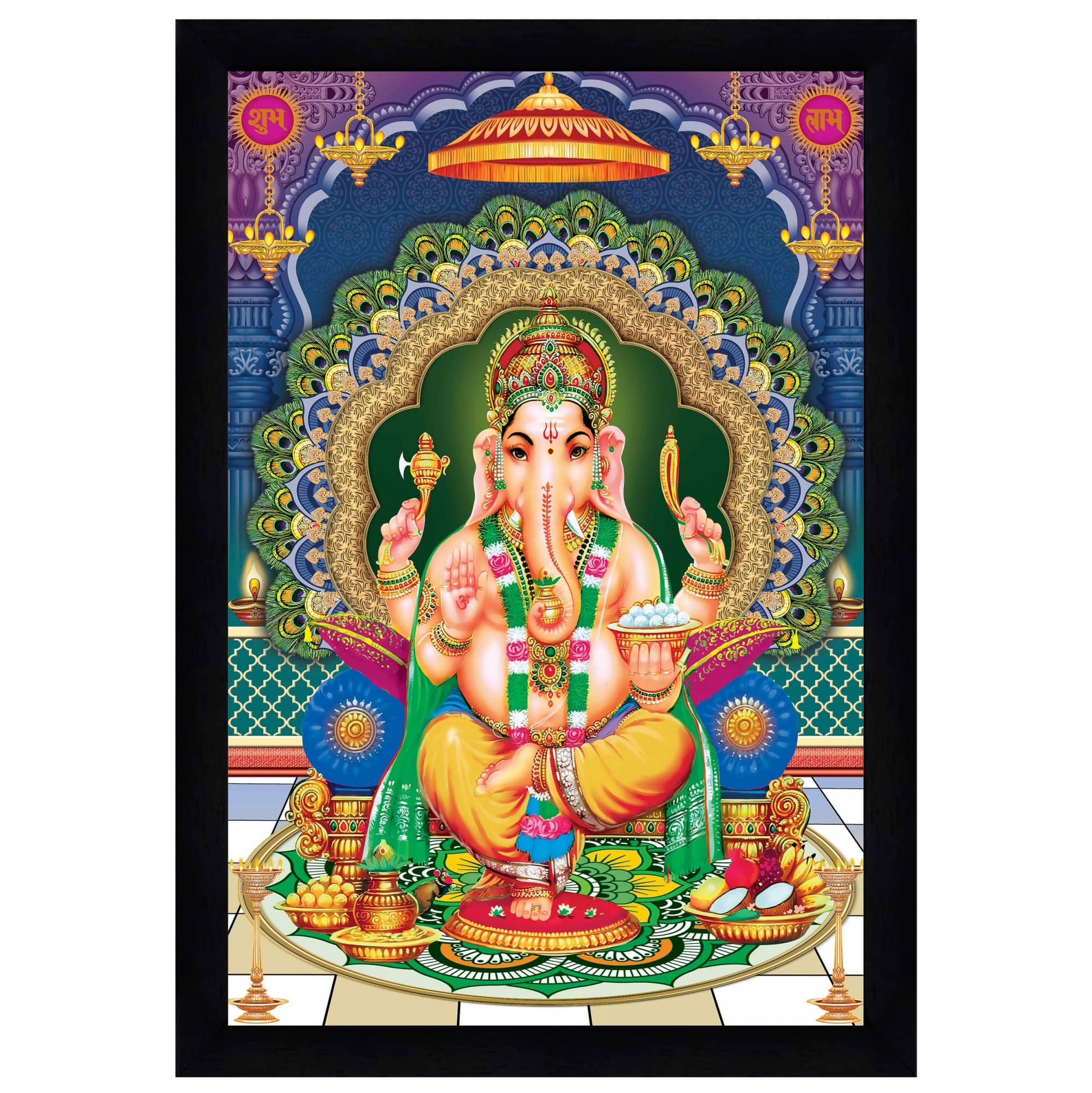 Indianara - Religious Painting With Frame