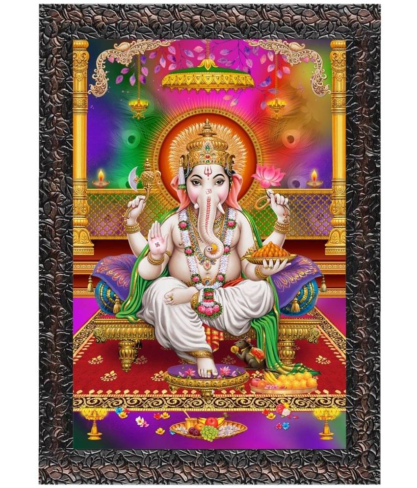     			Indianara - Religious Painting With Frame