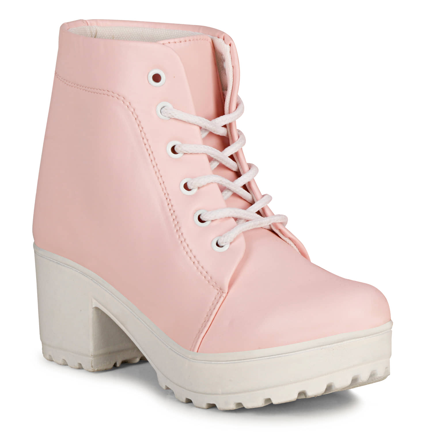 Ishransh - White Women's Ankle Length Boots