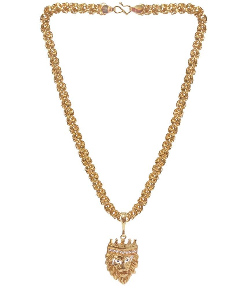 JIPPA - Golden Pendant set ( Pack of 1 )