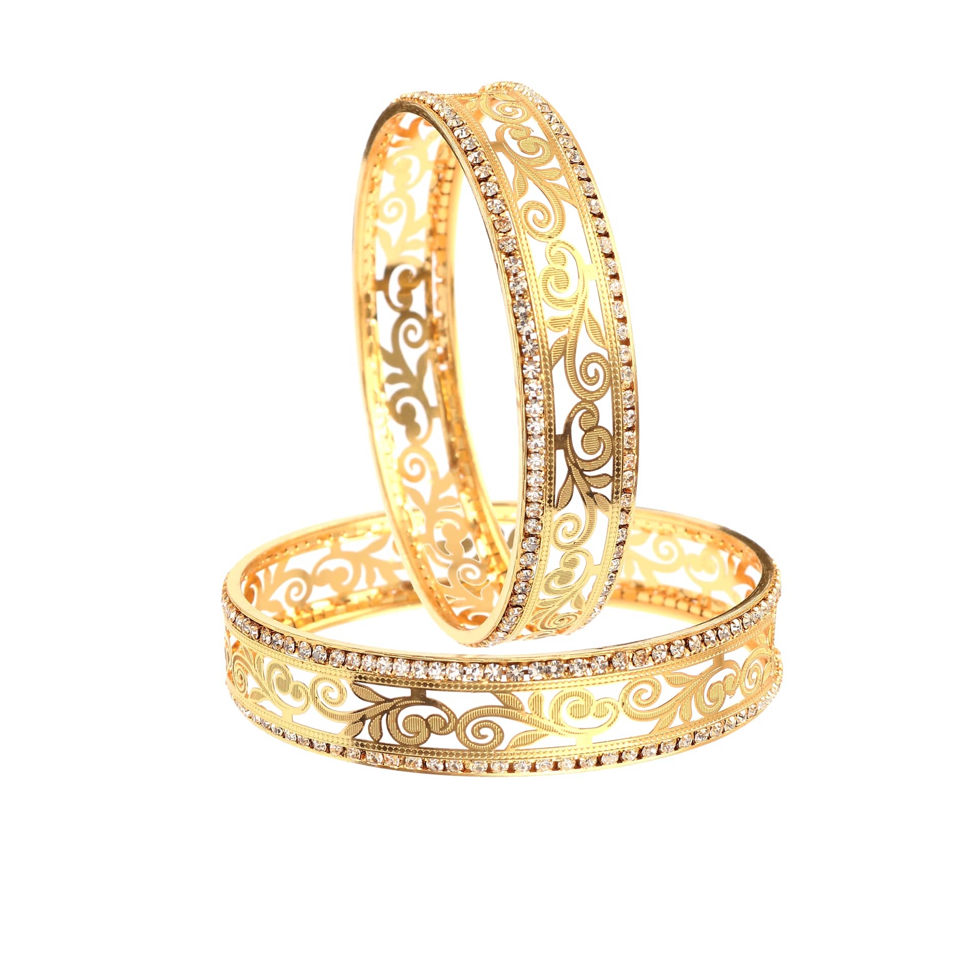 Jewar Mandi - Gold Kada Set ( Pack of 1 ) - Bangles & Bracelets | Buy online on ZillyBuy