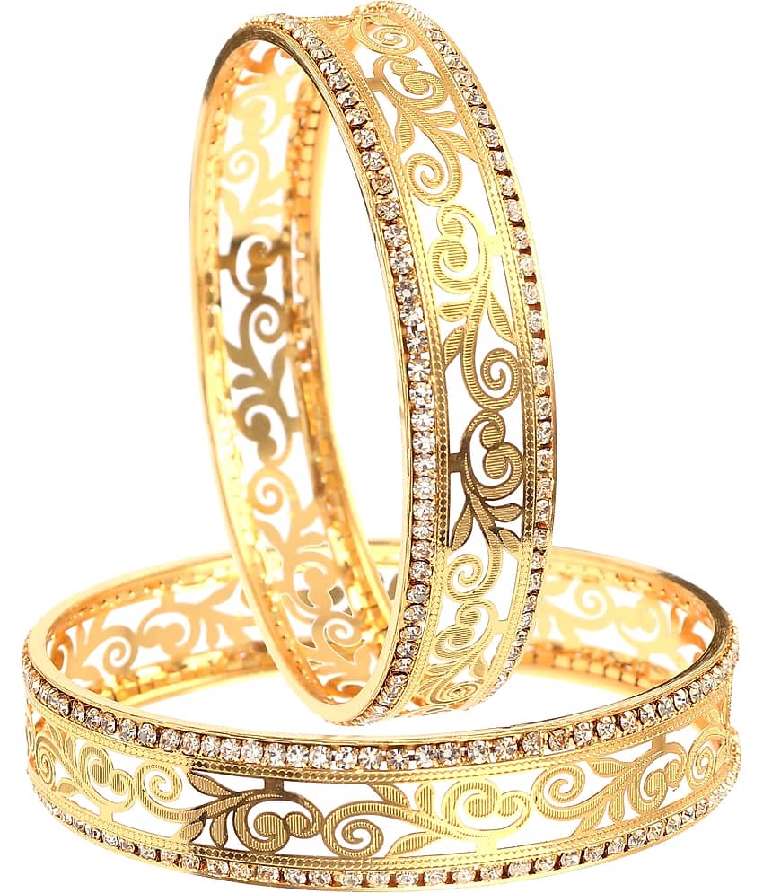 Jewar Mandi - Gold Kada Set ( Pack of 1 ) - Bangles & Bracelets | Buy online on ZillyBuy