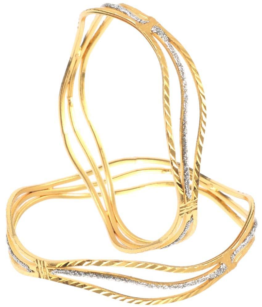 Jewar Mandi - Gold Kada Set ( Pack of 1 ) - Bangles & Bracelets | Buy online on ZillyBuy