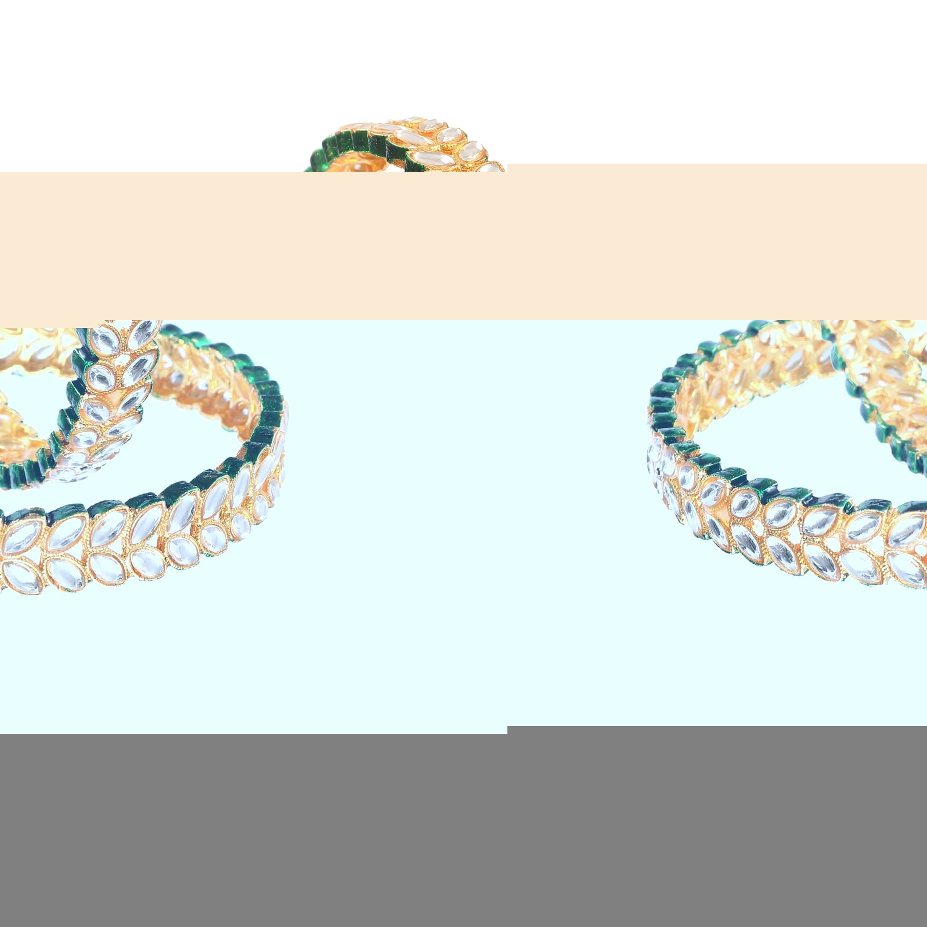 Jewar Mandi - Gold Kada Set ( Pack of 1 ) Jewar Mandi - Gold Kada Set ( Pack of 1 )