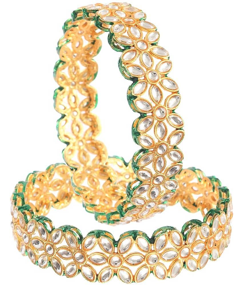 Jewar Mandi - Gold Kada Set ( Pack of 1 ) - Bangles & Bracelets | Buy online on ZillyBuy