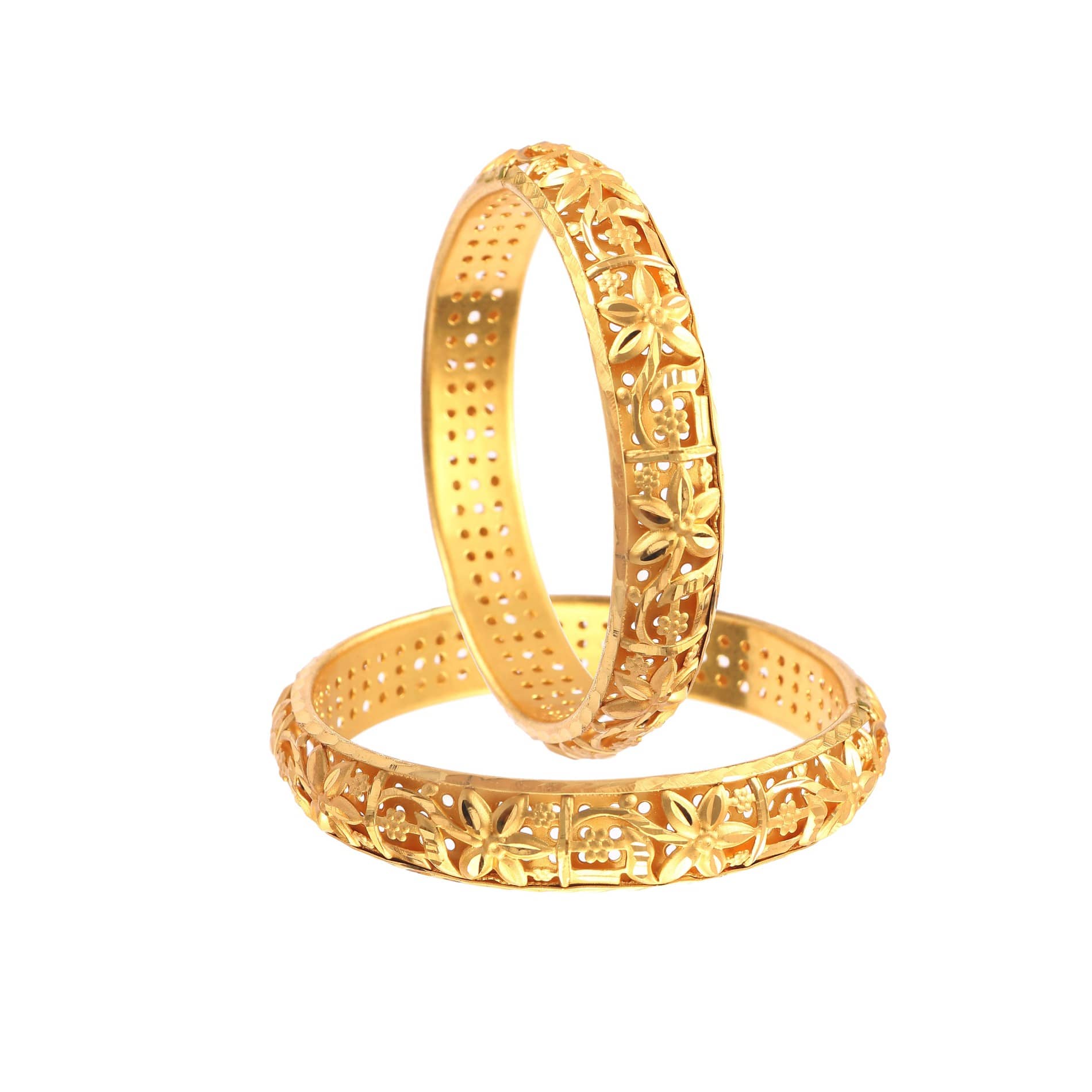 Jewar Mandi - Gold Kada Set ( Pack of 1 ) - Bangles & Bracelets | Buy online on ZillyBuy