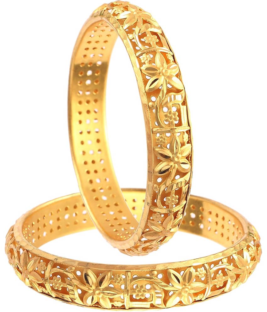 Jewar Mandi - Gold Kada Set ( Pack of 1 ) - Bangles & Bracelets | Buy online on ZillyBuy