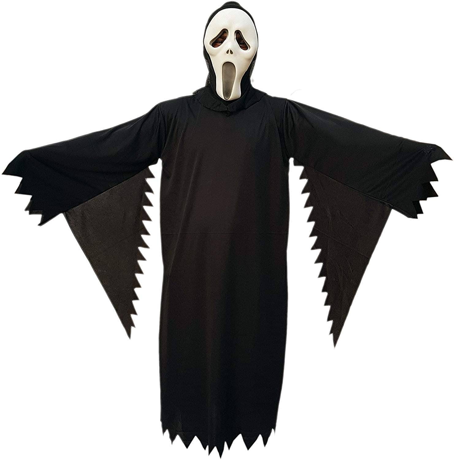 Kaku Fancy Dresses Black Horror Ghost Halloween Costume/California Cosplay Costume - Black, 14-17 Years, For Boys & Girls Kaku Fancy Dresses Black Horror Ghost Halloween Costume/California Cosplay Costume - Black, 14-17 Years, For Boys & Girls