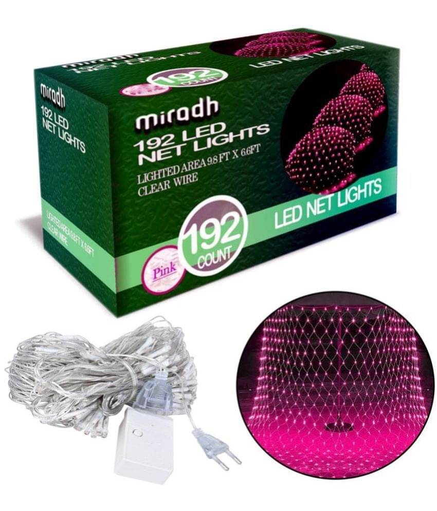     			MIRADH - Pink Others Curtain String Light ( Pack of 1 )