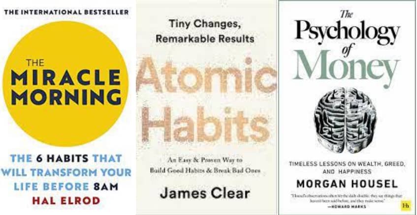 Miracle Morning + Atomic Habits + The Psychology of Money - Stationery | Buy online on ZillyBuy