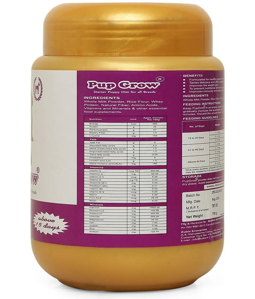 Pup Grow - Dry Dog Food Milk for Puppy ( 800 gms )