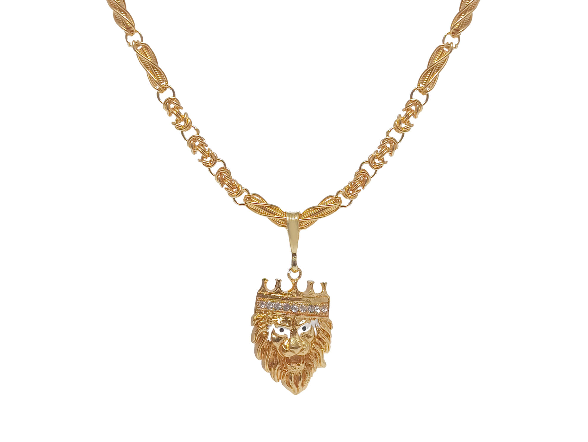 SHANKH-KRIVA - Golden Pendant set ( Pack of 1 ) SHANKH-KRIVA - Golden Pendant set ( Pack of 1 )