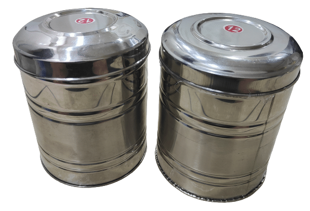 YESKART Steel Silver Tea/Coffee/Sugar Container ( Set of 1 ) YESKART Steel Silver Tea/Coffee/Sugar Container ( Set of 1 )