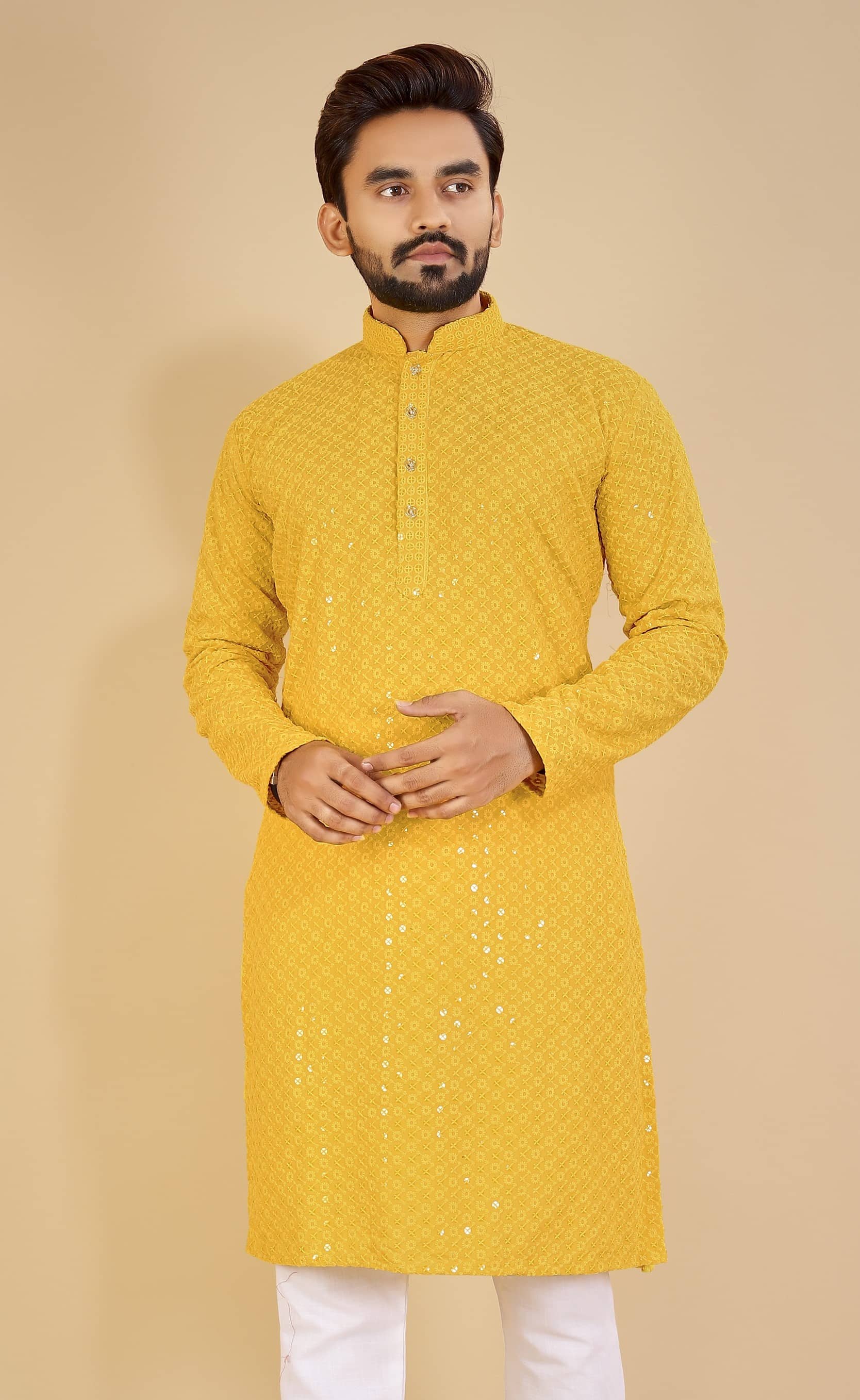 YUG ART - Dark Green Cotton Men's Regular Kurta ( Pack of 1 ) - Kurtas & Kurta Sets | Buy online on ZillyBuy