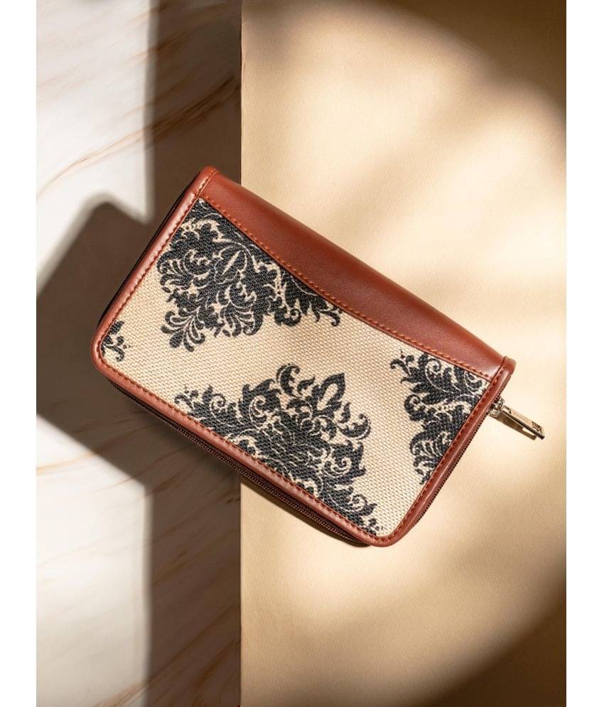     			Zouk - Jute Multi Women's Zip Around Wallet ( Pack of 1 )