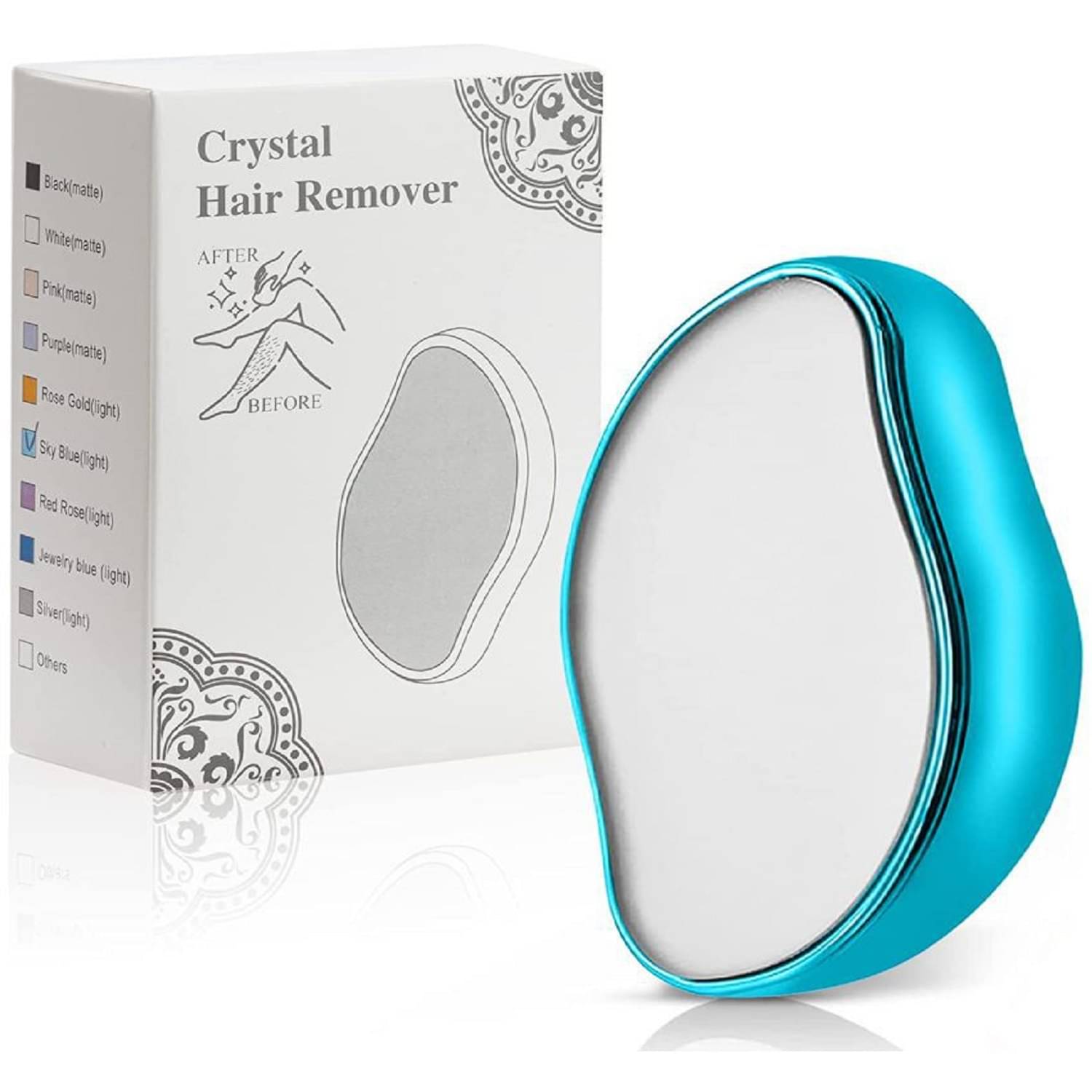Crystal Hair Remover for Back, Arms & Legs - Assorted Colours     			Crystal Hair Remover for Back, Arms & Legs - Assorted Colours
