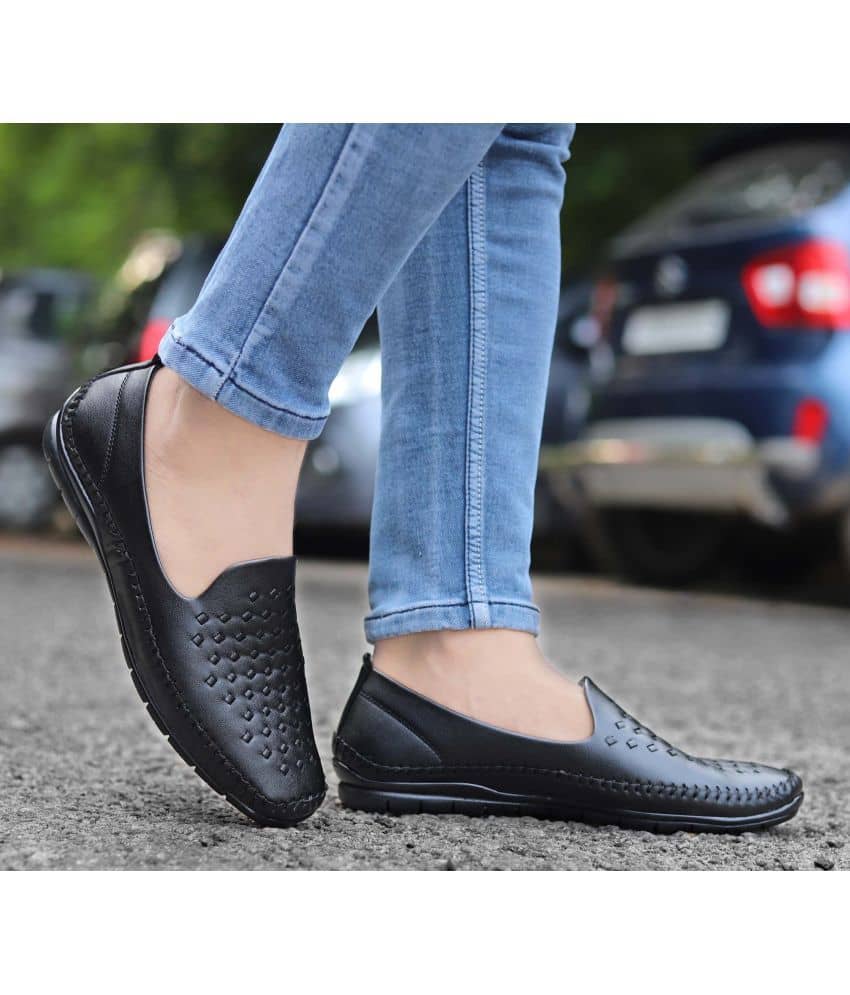 Aadi Black Men's Espadrille - Formal Shoes | Buy online on ZillyBuy