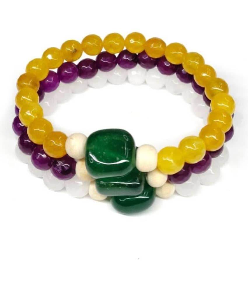 DAIVYA WELLNESS - Multicolor Bracelet ( Pack of 3 ) - Bangles & Bracelets | Buy online on ZillyBuy