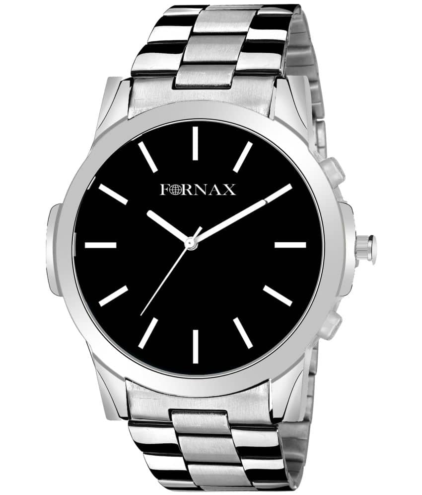 FORNAX - Silver Stainless Steel Analog Men's Watch