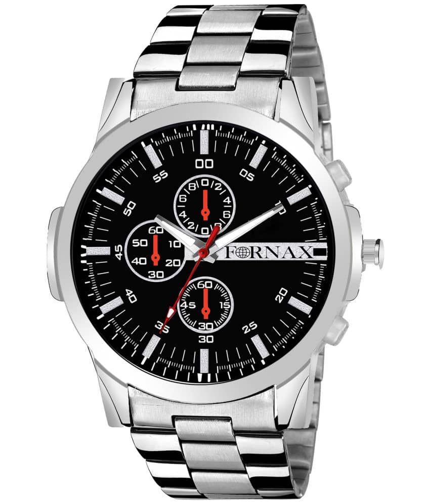 FORNAX - Silver Stainless Steel Analog Men's Watch